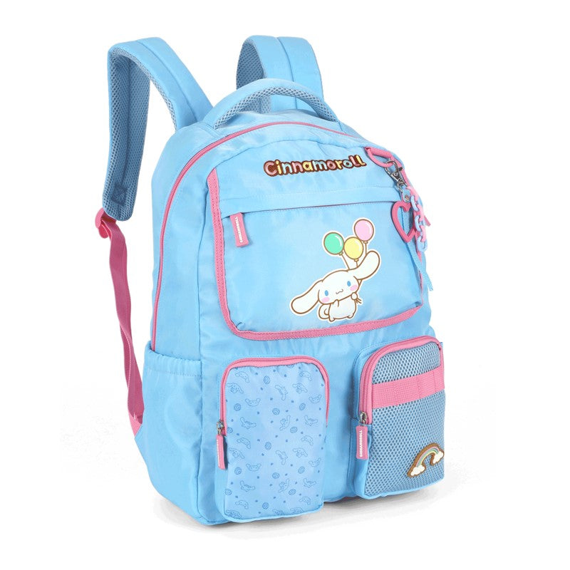 Kit Mochila de Costas e Estojo Cinnamoroll Azul - Luxcel