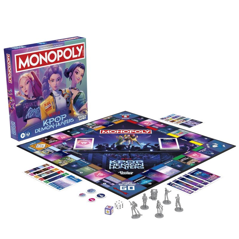 Jogo de Tabuleiro Monopoly Guerreiras do K-Pop - Hasbro