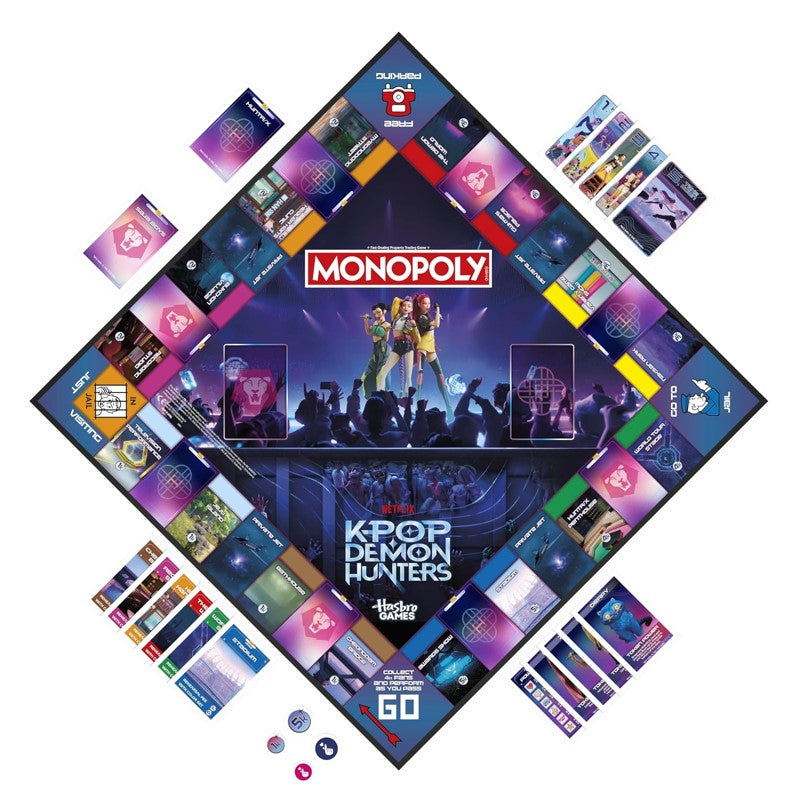 Jogo de Tabuleiro Monopoly Guerreiras do K-Pop - Hasbro
