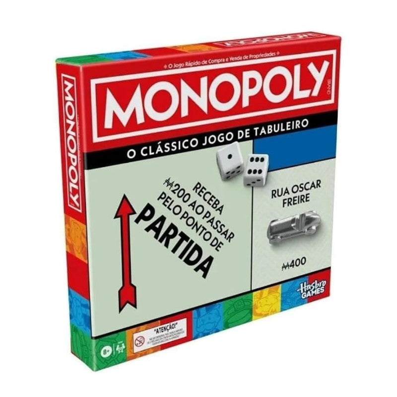 Jogo de Tabuleiro Monopoly Clássico - Hasbro