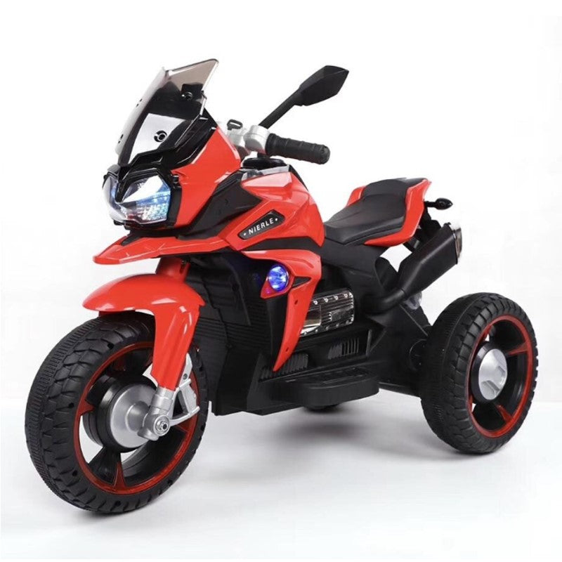 Mini Moto Elétrica Infantil 3 rodas Vermelho 6V - SHINY TOYS