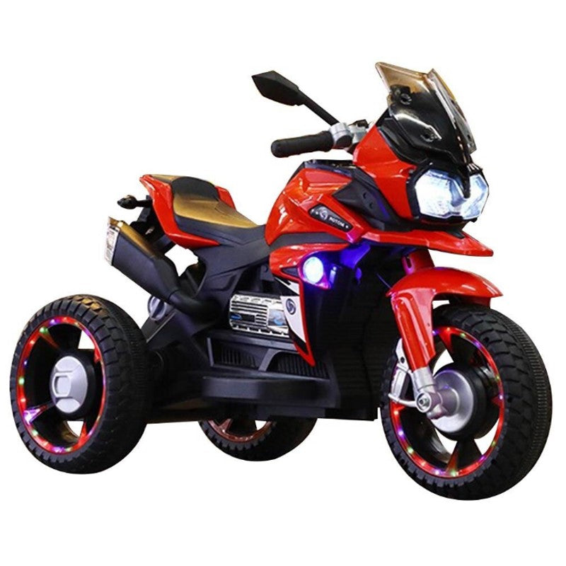 Mini Moto Elétrica Infantil 3 rodas Vermelho 6V - SHINY TOYS