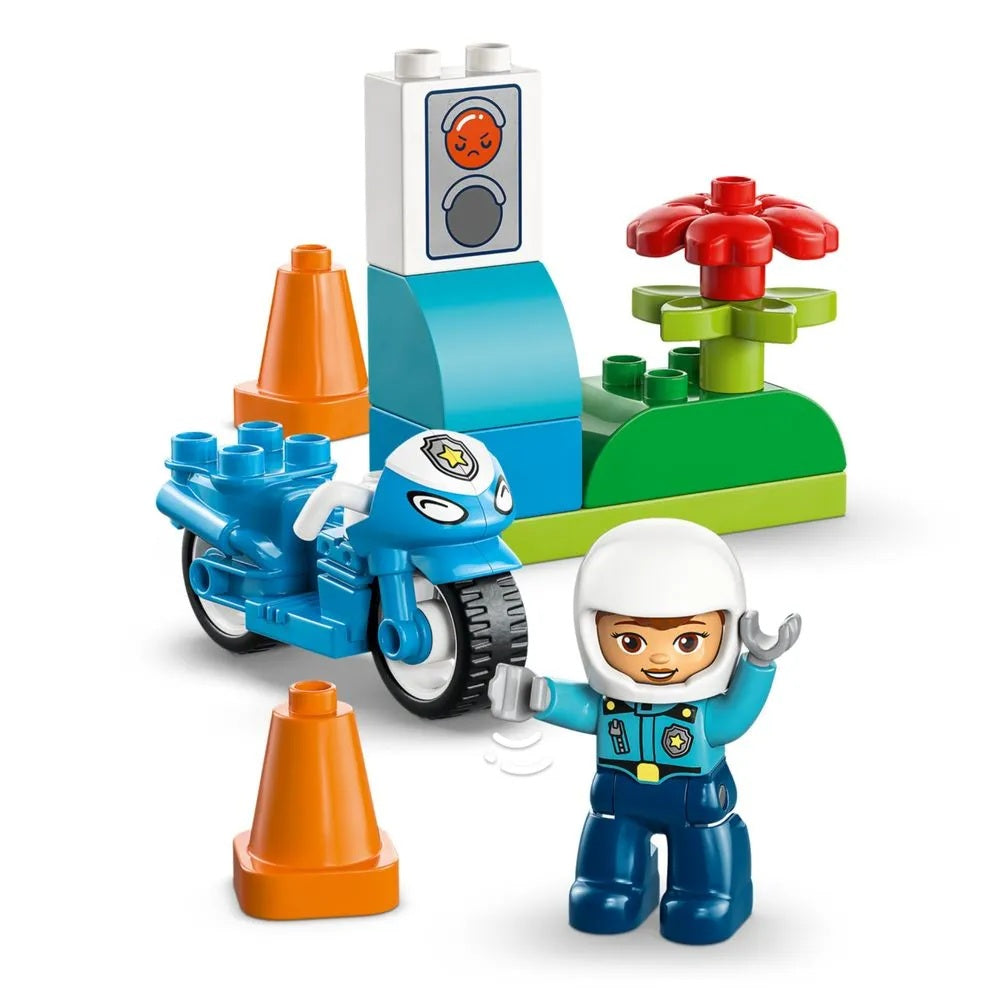 Lego Duplo Motocicleta Azul da Polícia - 10471