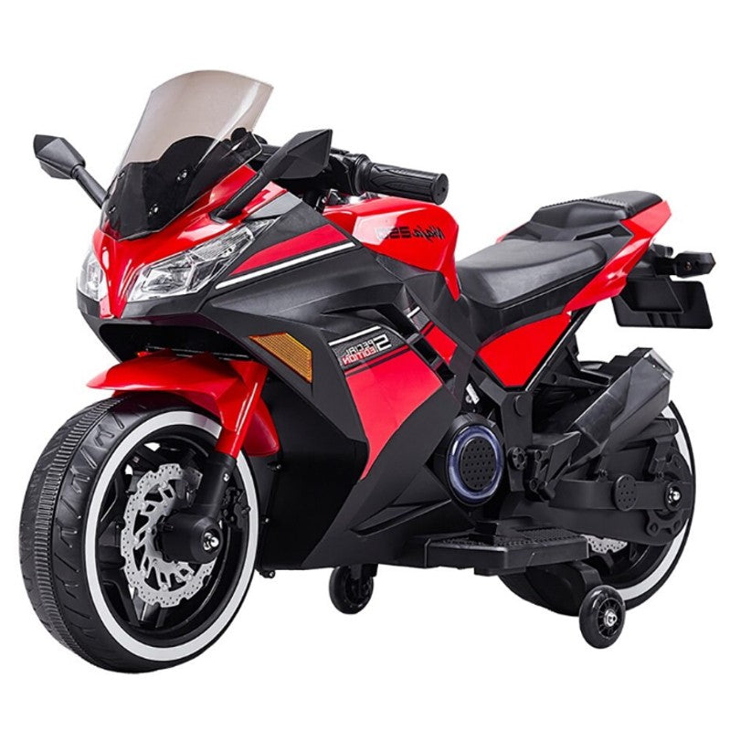 Motocicleta Elétrica Infantil Vermelho 12V- SHINY TOYS