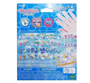 Kit Aquabeads Refil Nail Studio Stars E Unicorns - Epoch