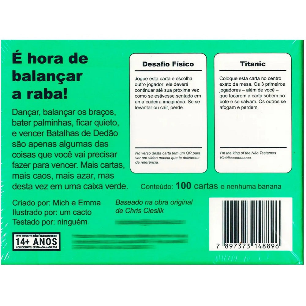 Jogo De Cartas Nós Não Testamos Este Troço: Cinético - Buró