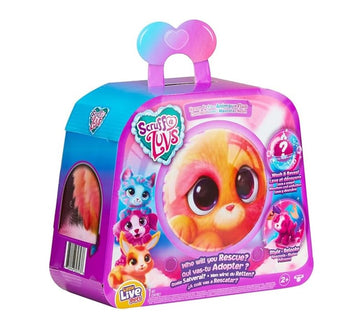 Pelúcia Neon Pets Adotados Surpresa Scruff A Luvs - Fun