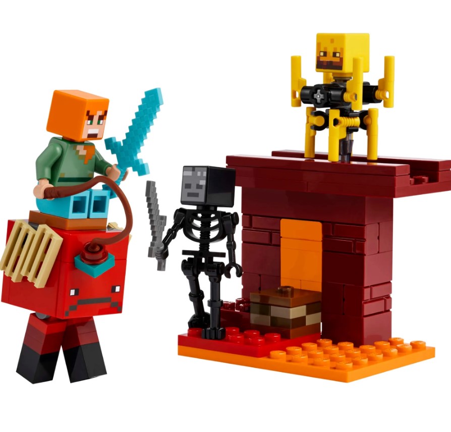 Lego Minecraft Batalha da Lava Nether 21266