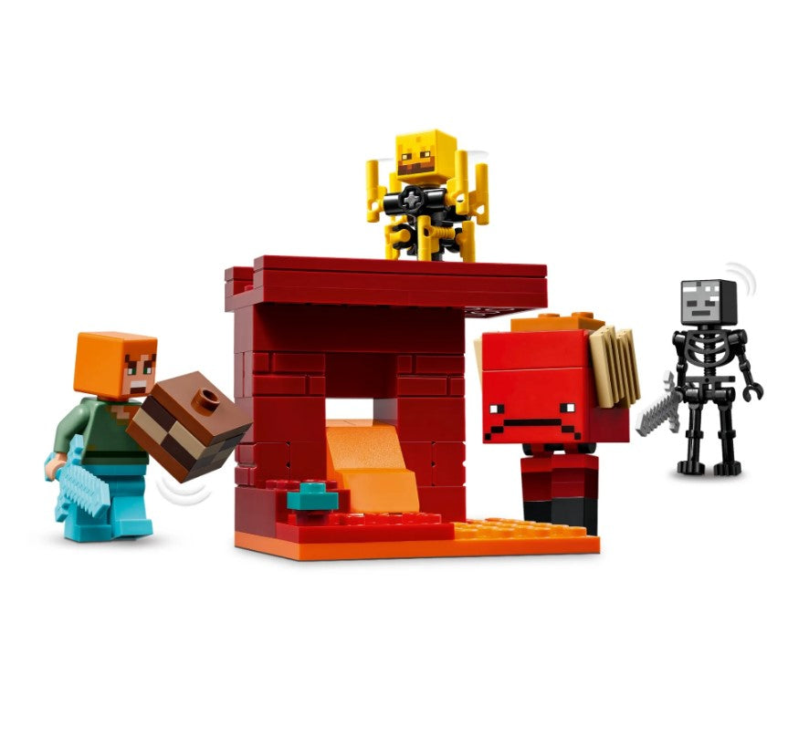 Lego Minecraft Batalha da Lava Nether 21266