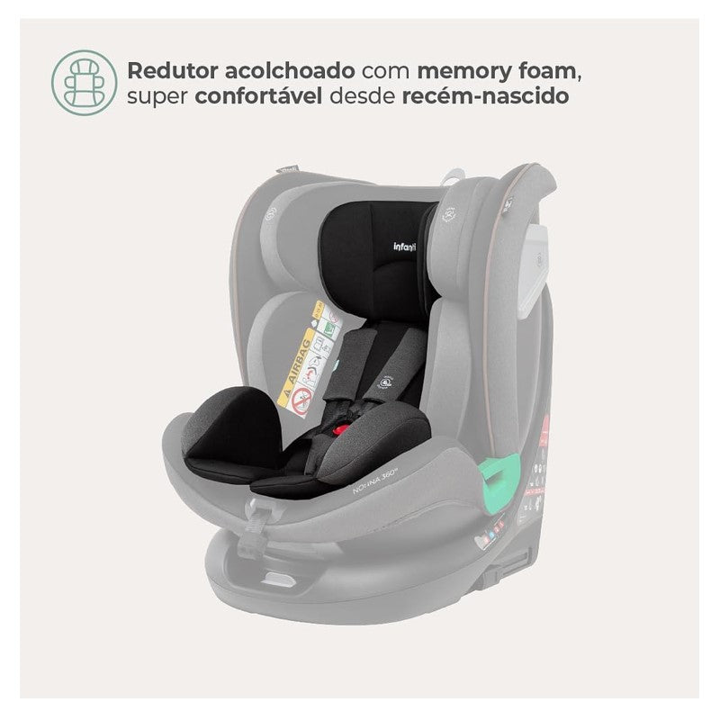 Cadeirinha Nonna 360° Preto Noturno - Infanti