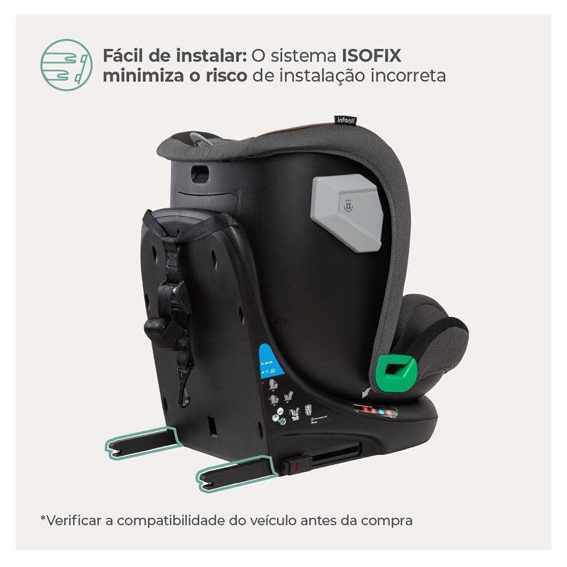 Cadeirinha Nonna 360° Preto Noturno - Infanti
