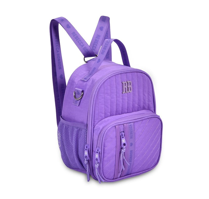 Kit Mala Escolar Rodas 360 + Estojo + Lancheiras Rebecca Bonbon