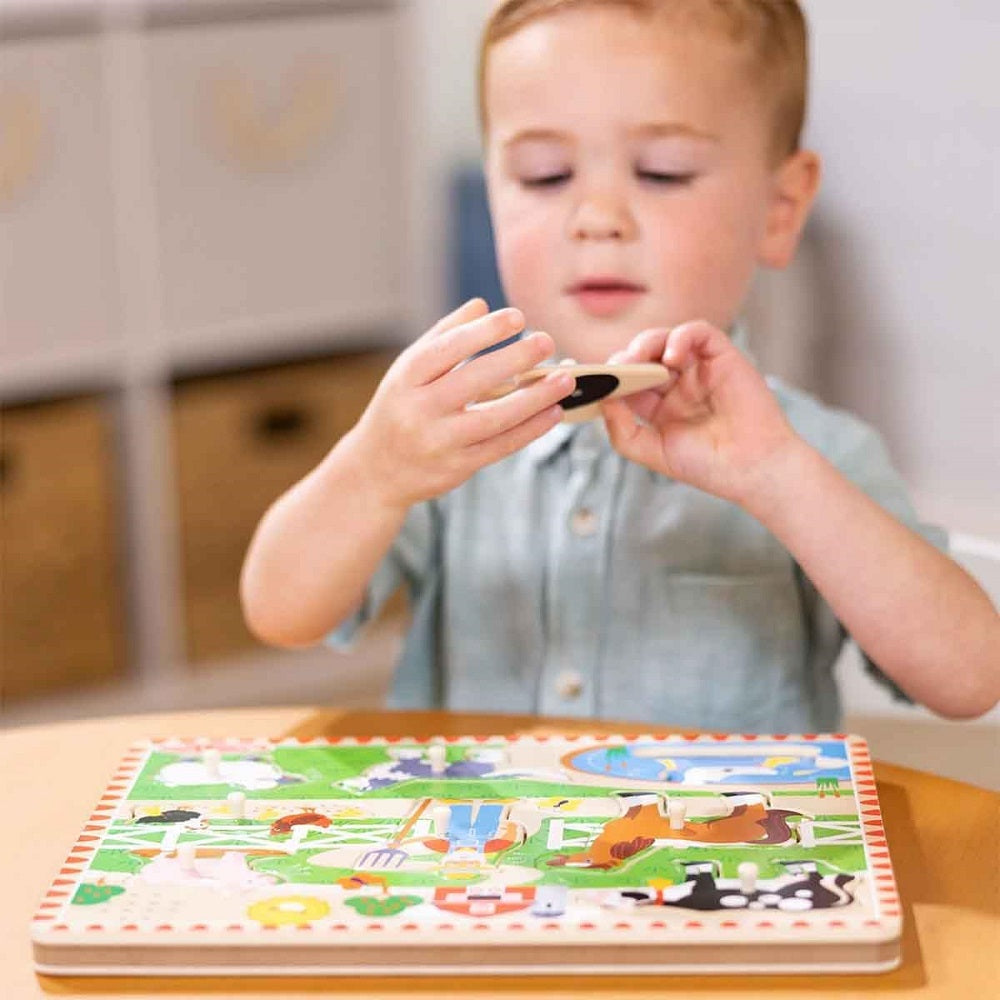 Quebra Cabeça com Som Fazenda Old Macdonald Melissa & Doug - Sunny