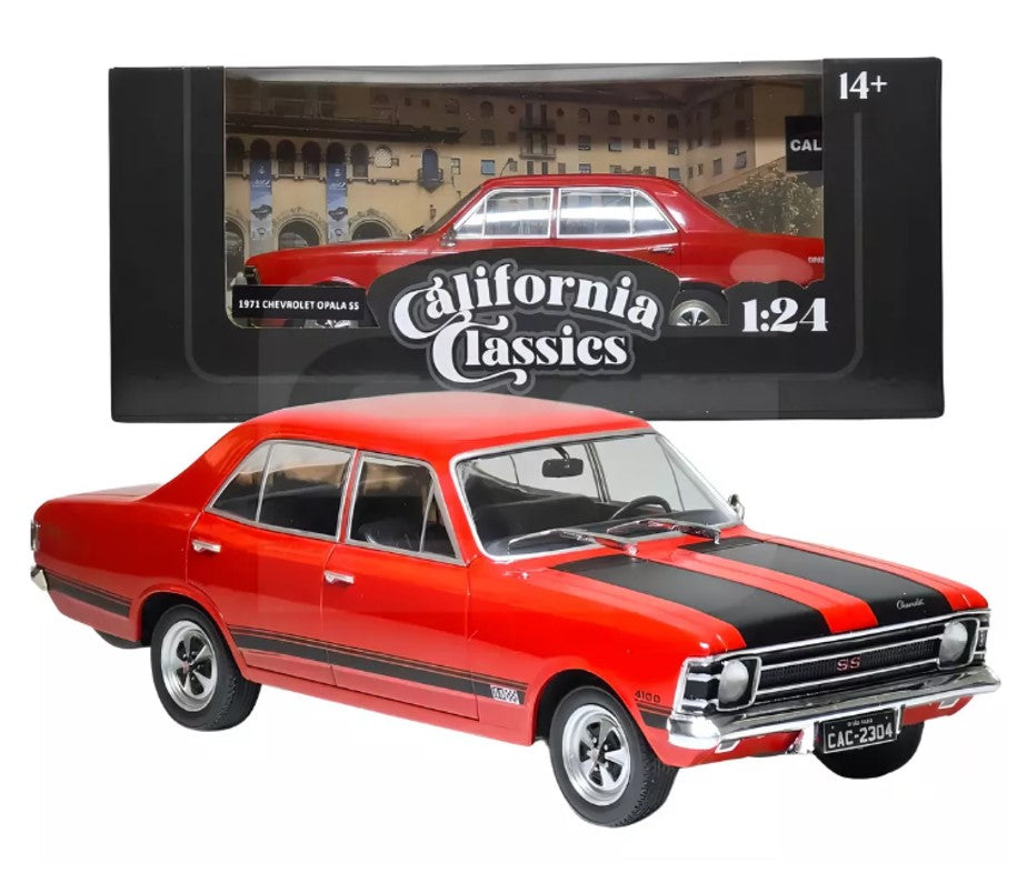 Miniatura Opala Chevrolet SS 1971 1/24 Vermelho - California