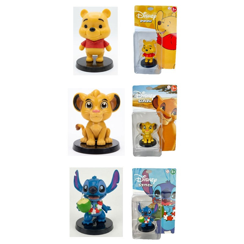 Bonecos Miniatura Colecionável Personagens Disney
