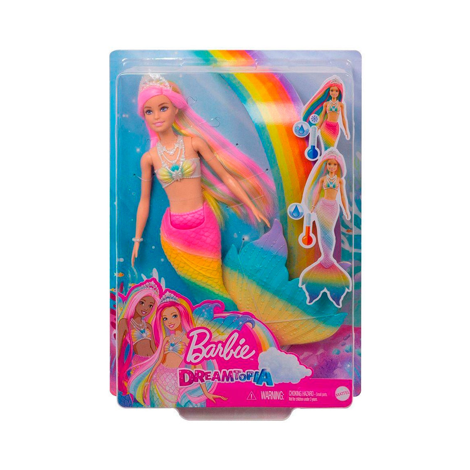 Boneca Barbie Dreamtopia Sereia Muda de Cor Mattel GTF89