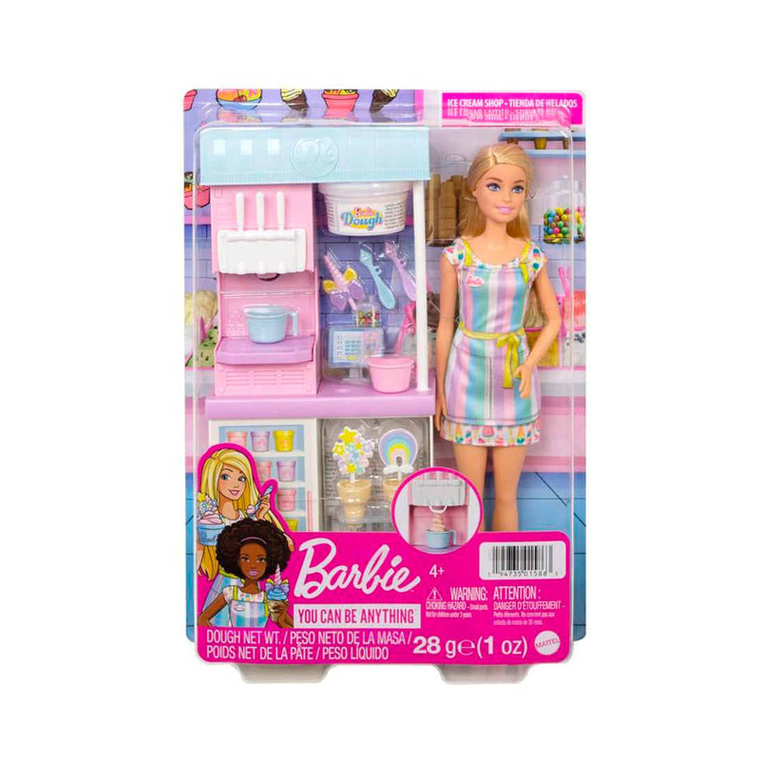 Barbie Profissões Sorveteria Divertida - Mattel