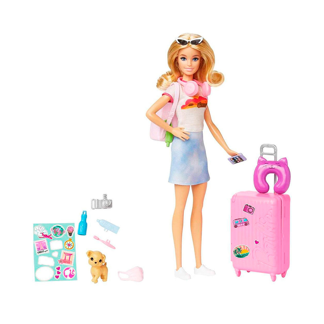 Boneca Barbie Malibu Viajante HJ18 - Mattel