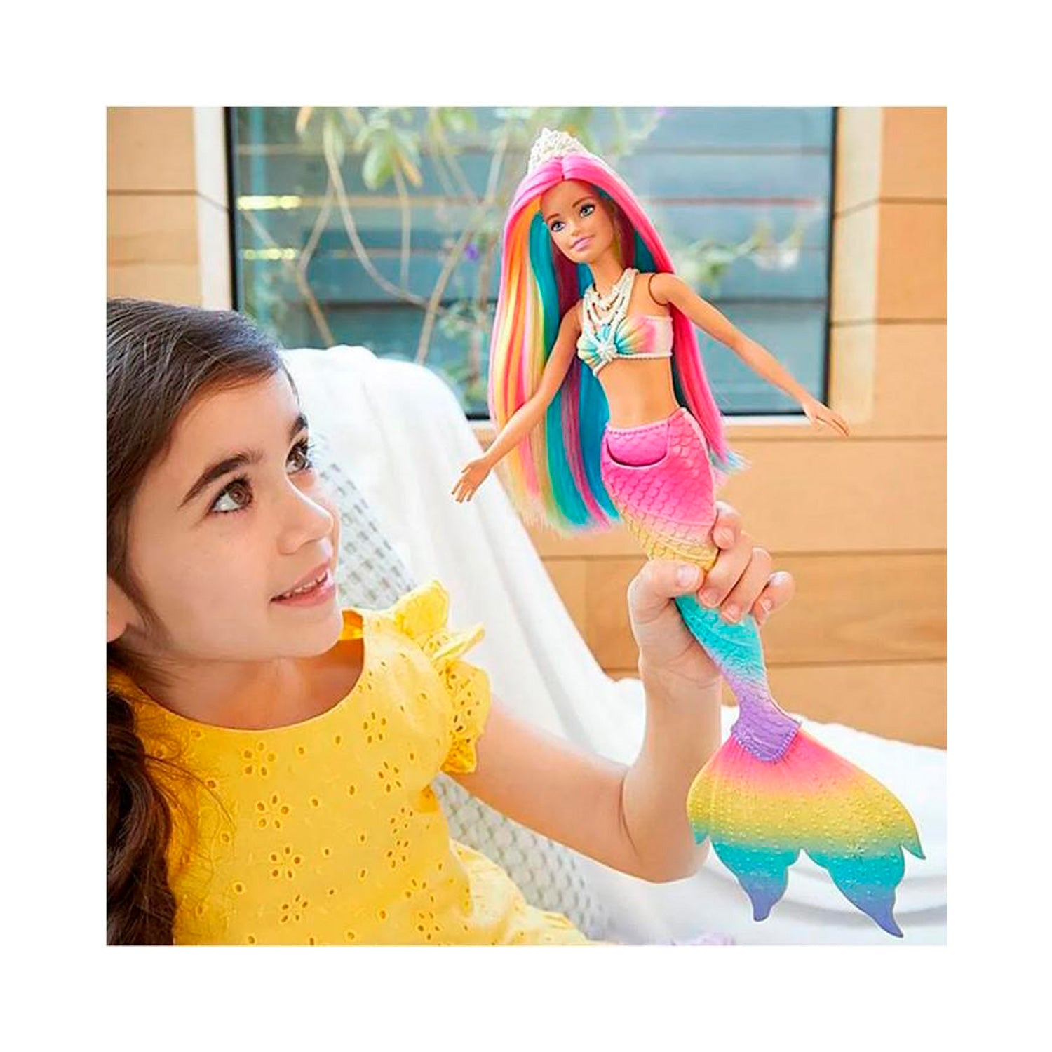 Boneca Barbie Dreamtopia Sereia Muda de Cor Mattel GTF89
