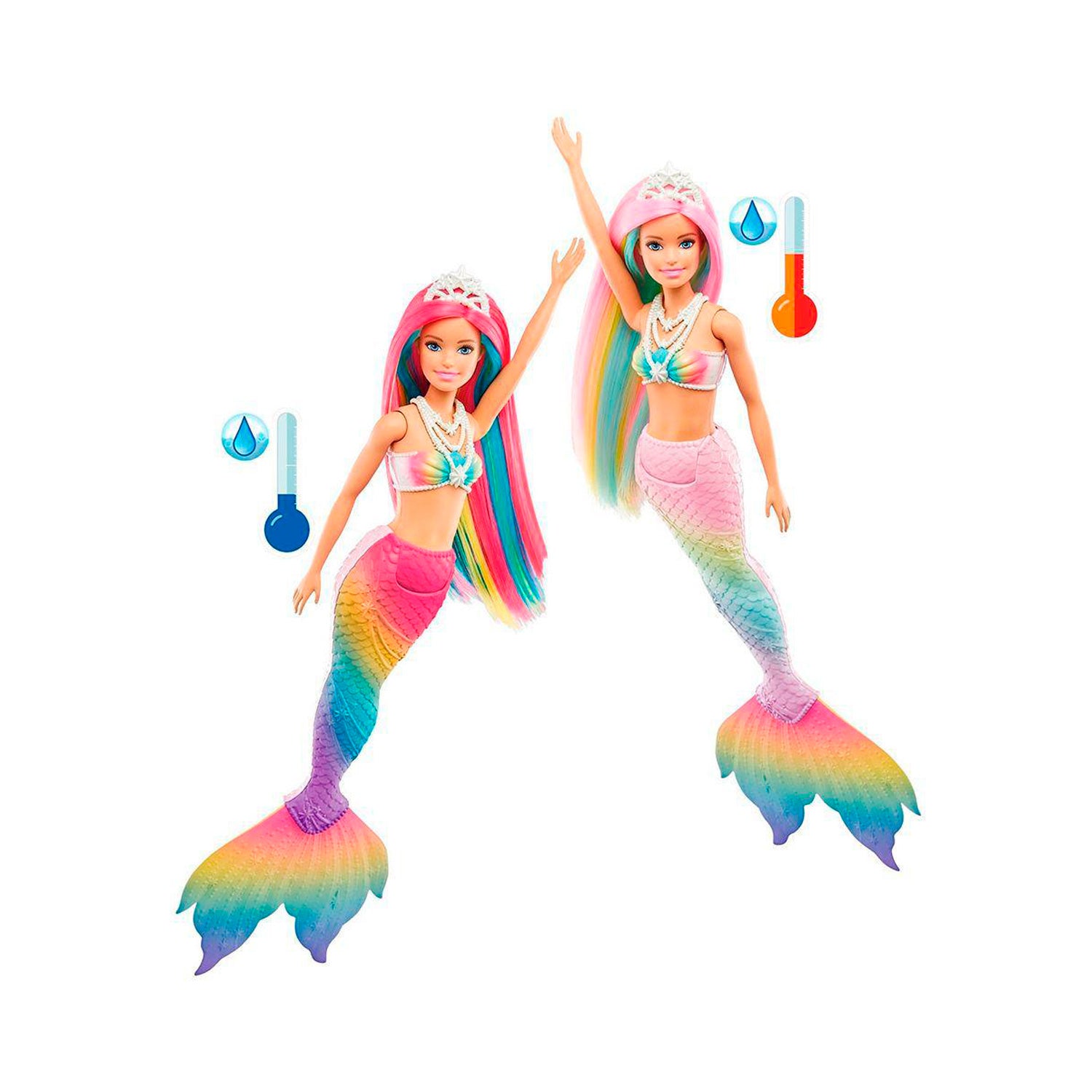Boneca Barbie Dreamtopia Sereia Muda de Cor Mattel GTF89