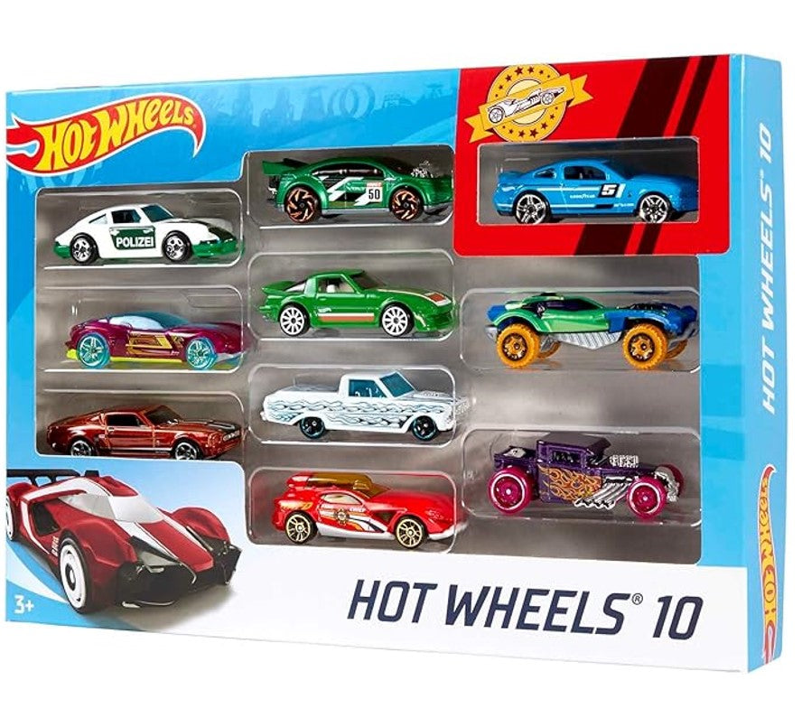 Hot Wheels Pacote 10 Carros Sortidos - Mattel