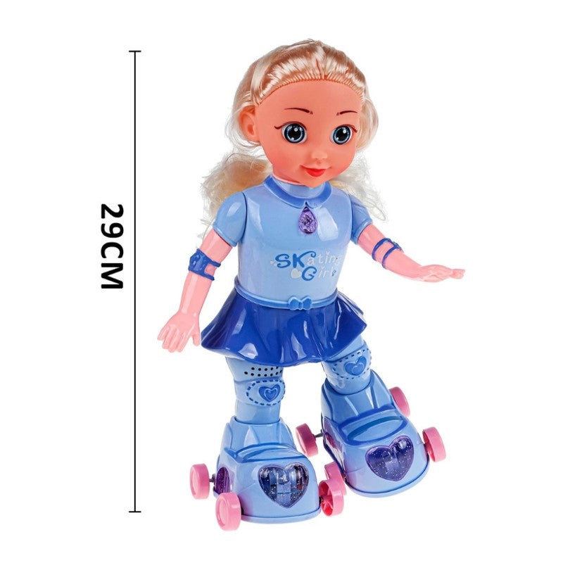 Boneca Amy Patinadora com Luz e Som - ZEIN