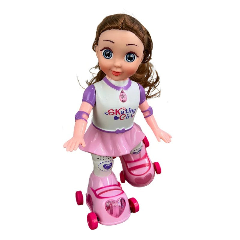 Boneca Amy Patinadora com Luz e Som - ZEIN