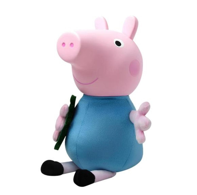 Pelúcia Boneco George Pig Com Dinossauro - NovaBrink