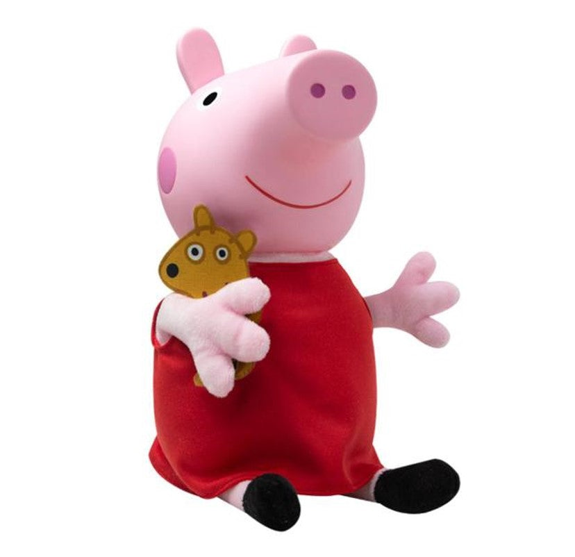 Pelúcia Boneca Peppa Pig Com Teddy - NovaBrink