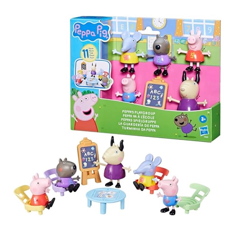 Boneca Peppa Pig Playset Turminha Da Peppa - Hasbro