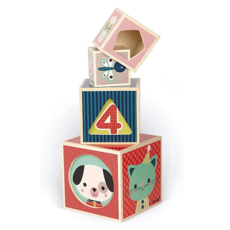 Jogo Pirâmide de 6 Blocos Baby Forest - Janod