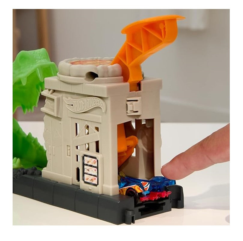 Hot Wheels City Pista Ataque Do Crocodilo - Mattel