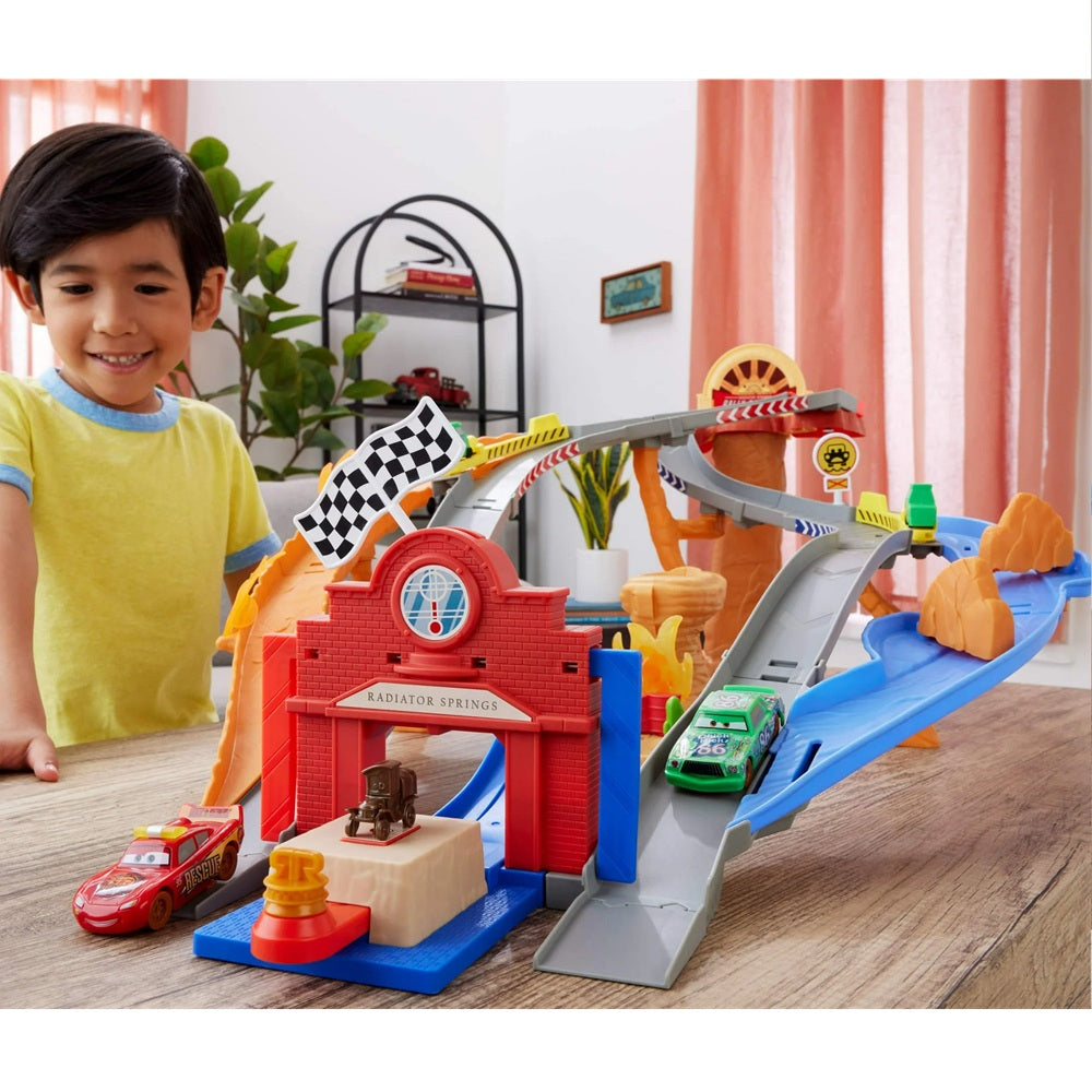 Disney Pixar Carros Pista Corrida e Resgate - Mattel