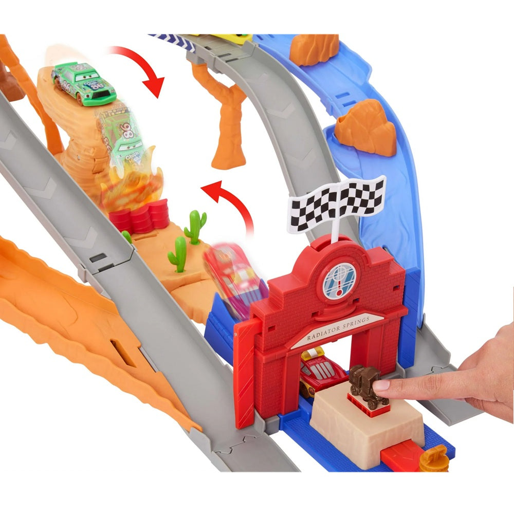 Disney Pixar Carros Pista Corrida e Resgate - Mattel