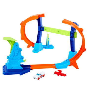 Pista de acrobacias Hot Wheels Corkscrew Jump Champion - Mattel