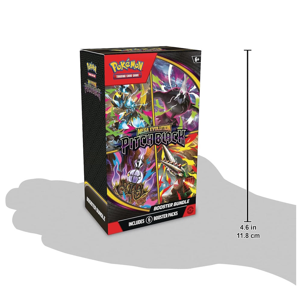 Pokémon TCG: Mega Evolution Pitch Black Booster Bundle Inglês - Galápagos Jogos