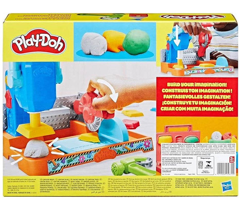 Massinha Play-Doh Mesa de Ferramentas Coloridas - Hasbro