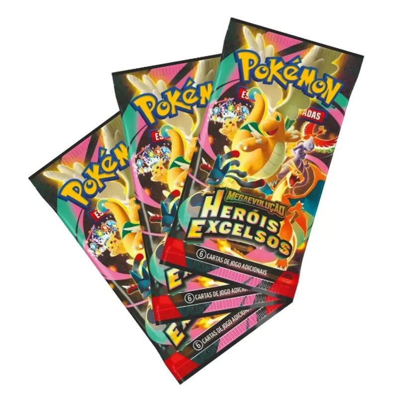 Combo De Booster Pokémon Heróis Excelsos PT - Galápagos