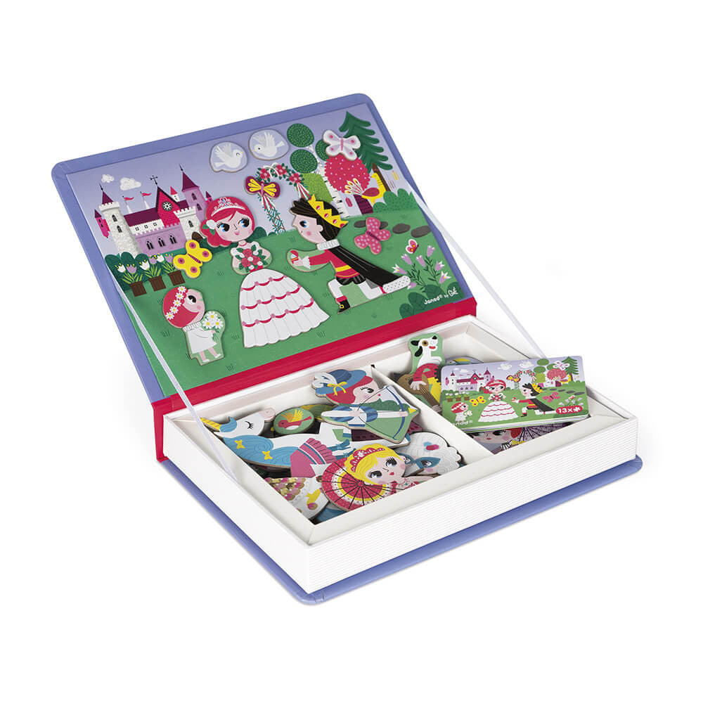 Livro Magnético Princesas 62 Peças - Janod