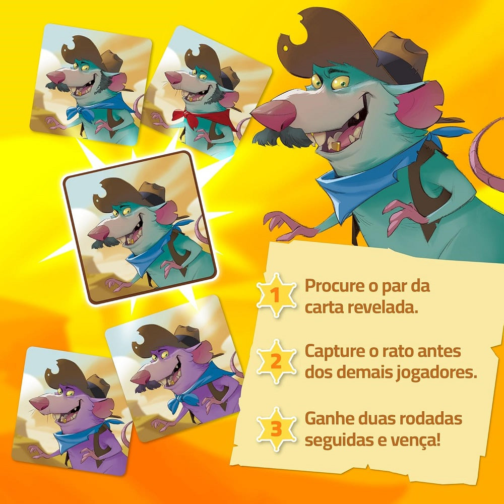 Jogo de Cartas ProcuRatos - Paper Games