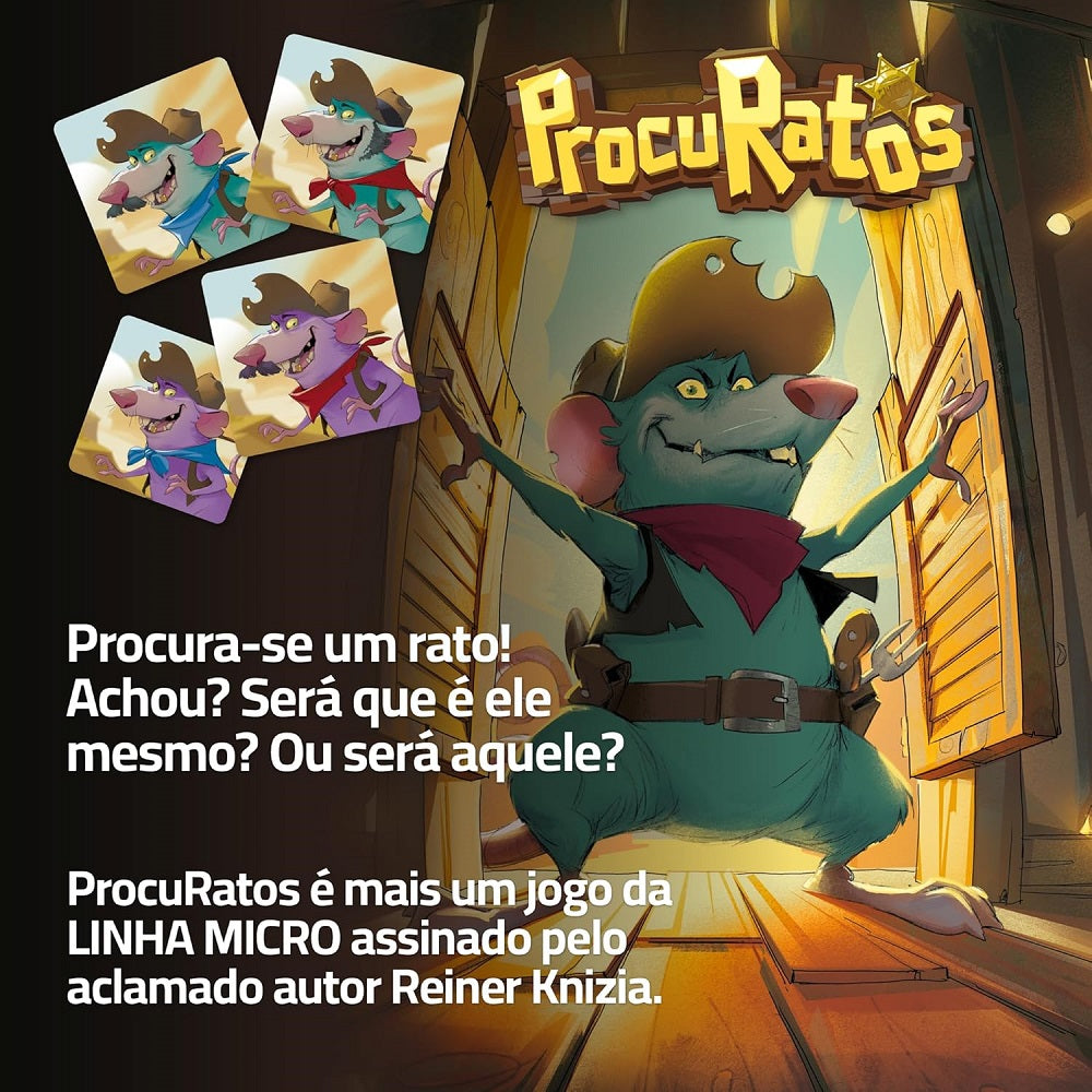 Jogo de Cartas ProcuRatos - Paper Games