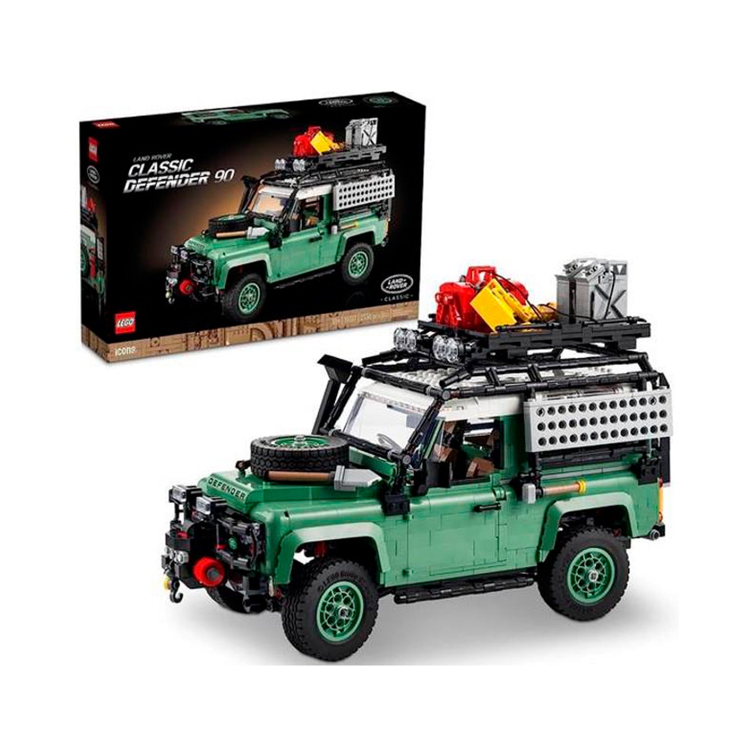 Lego Icons Land Rover Defender 90 Clássico - 10317