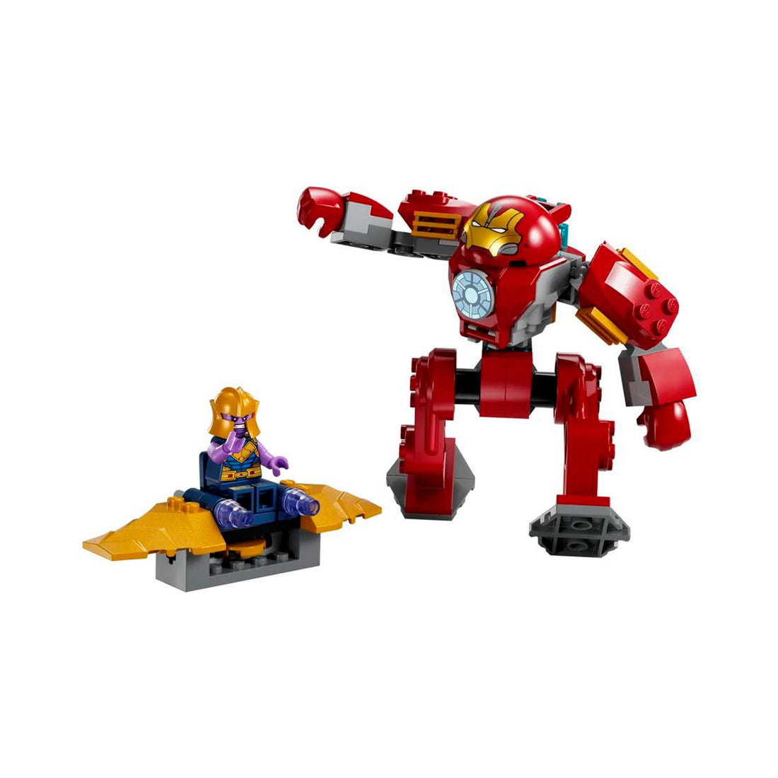 Lego Marvel Caça-hulk Do Homem De Ferro Vs. Thanos