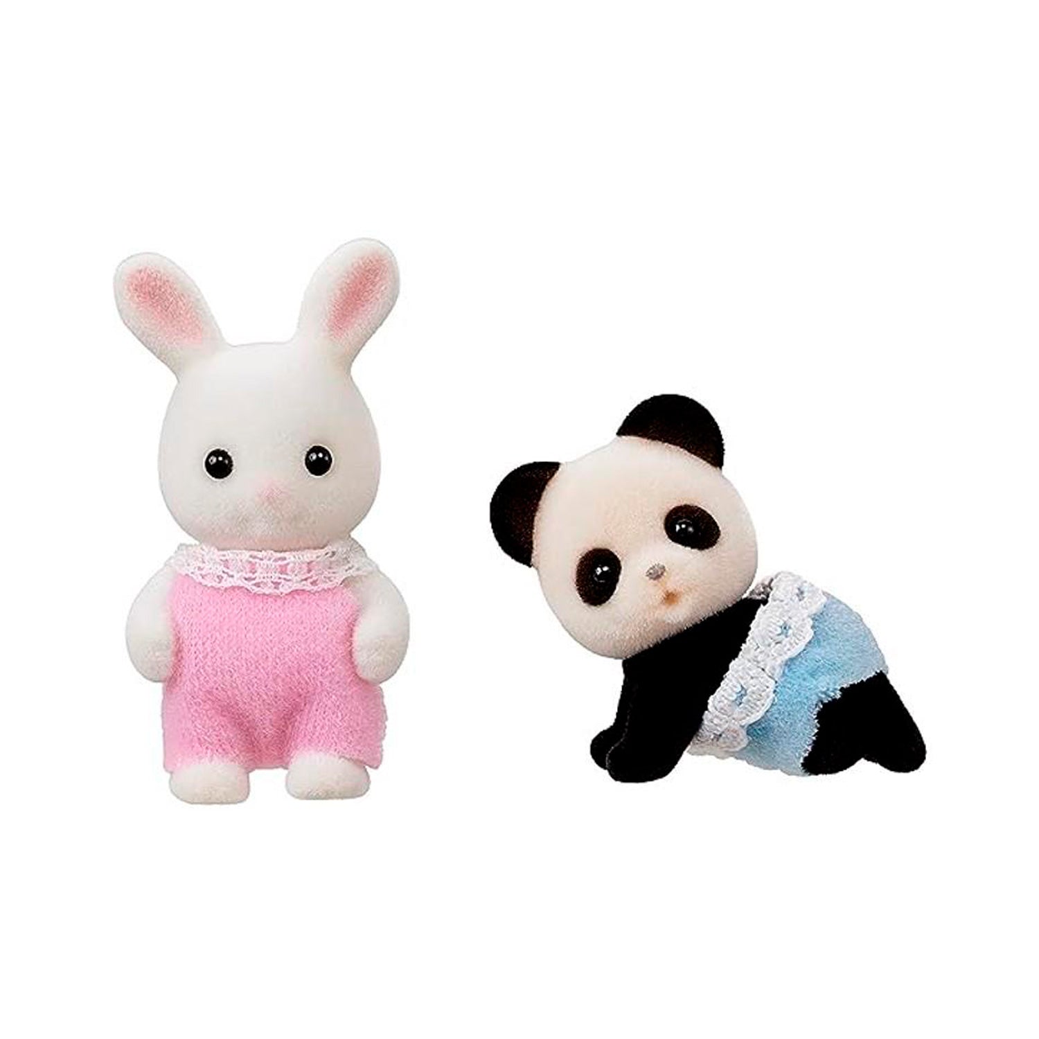Sylvanian Families - Caixa de Brinquedos Bebê Coelho Neve e Bebê Panda
