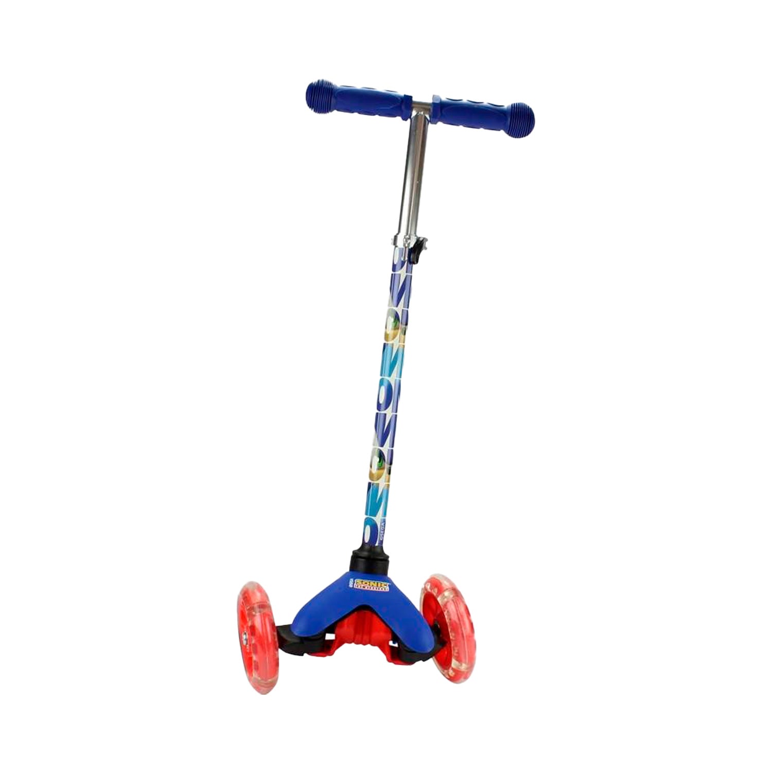 Patinete Ajustável Sonic 3 Rodas com Led BBR Toys