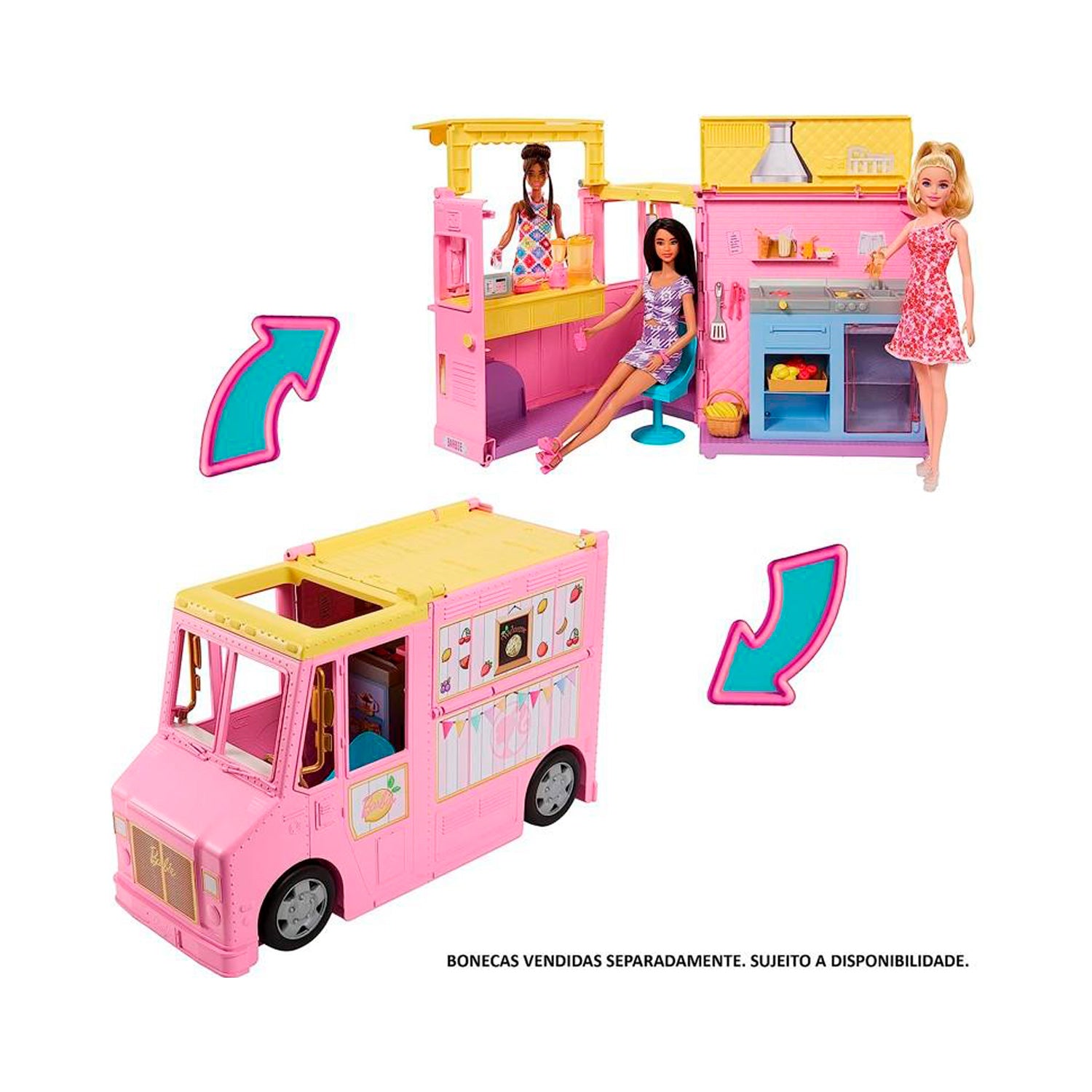 Barbie Trailer de Limonada O Filme Com Acessórios