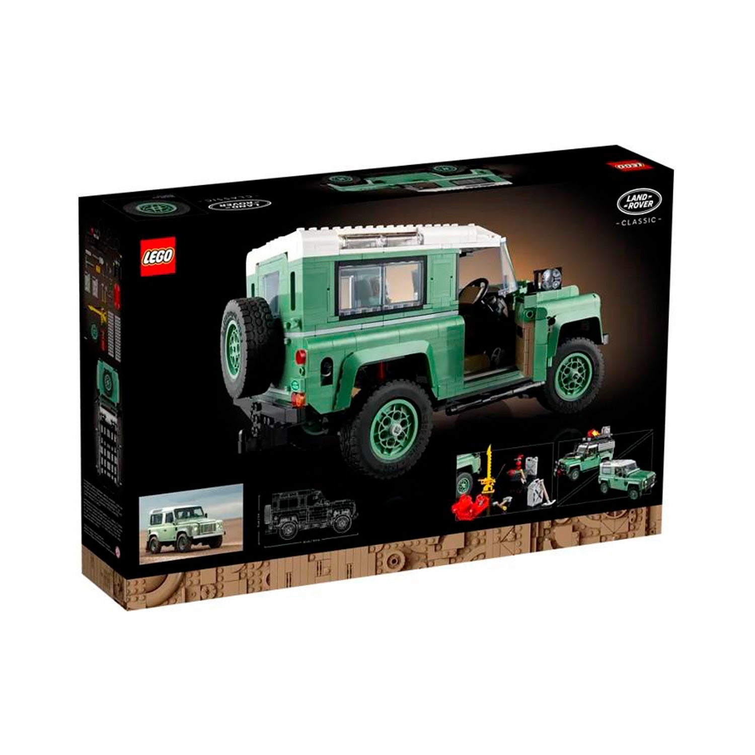 Lego Icons Land Rover Defender 90 Clássico - 10317
