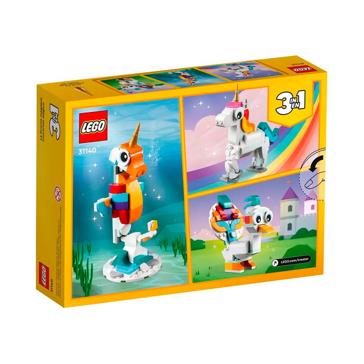 Lego Creator 3 em 1 - Unicórnio Mágico