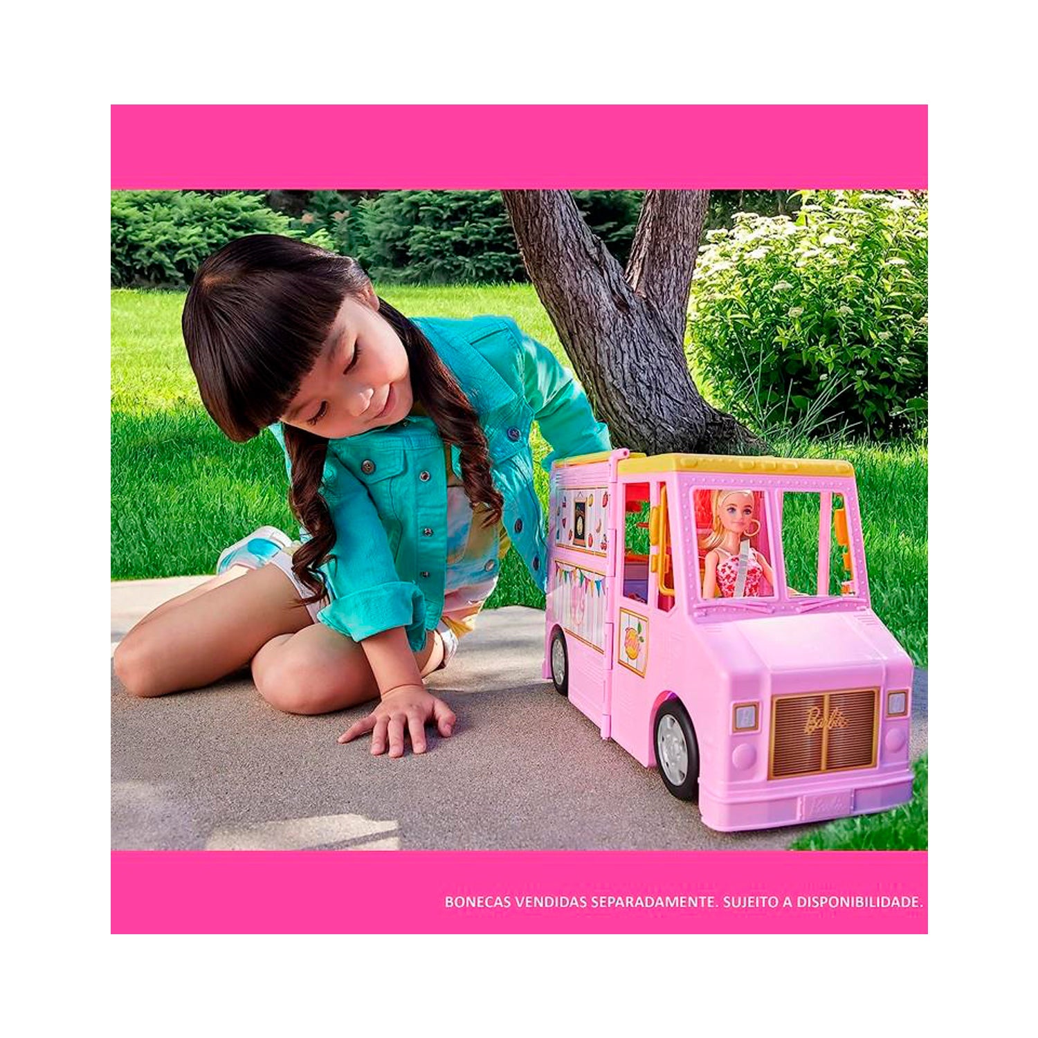 Barbie Trailer de Limonada O Filme Com Acessórios
