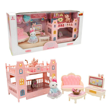 Casinha Feliz Quarto e Sala - Zoop Toys